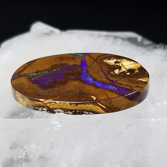 Australian Yowah Opal * 28.73 x 18.90 x 4.10mm * Double Sided boulder opal cab - Picture 5 of 13